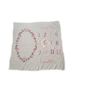 Gerber Floral Baby Milestone Blanket
